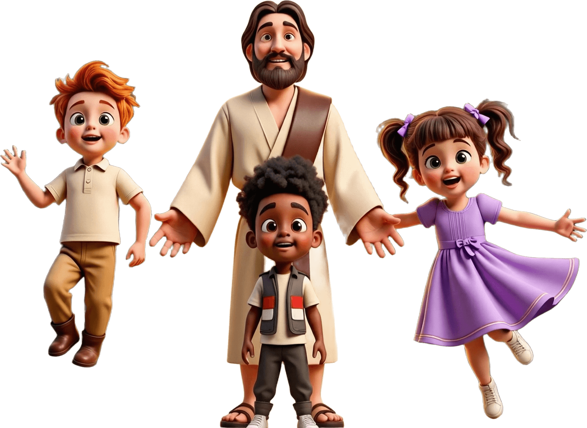 Holy Tunes Kids characters